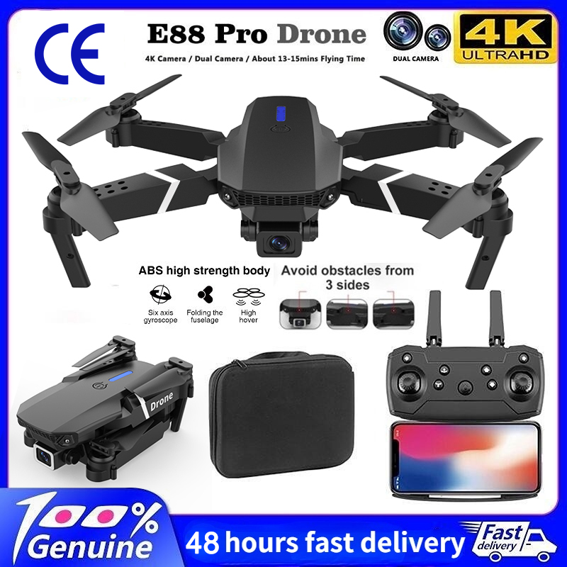 Drone Kit Tricopter - 2026 รุ่นใหม่ E88pro โดรน RC มินิแบบมืออาชีพ