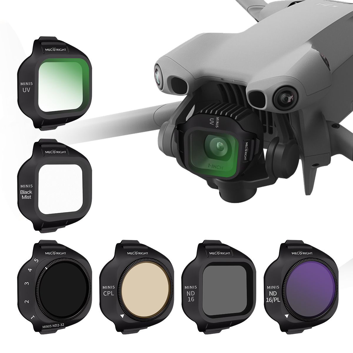 Drone Kit With Camera - ชุดฟิลเตอร์ Mecoright สำหรับ DJI Mini5 Pro