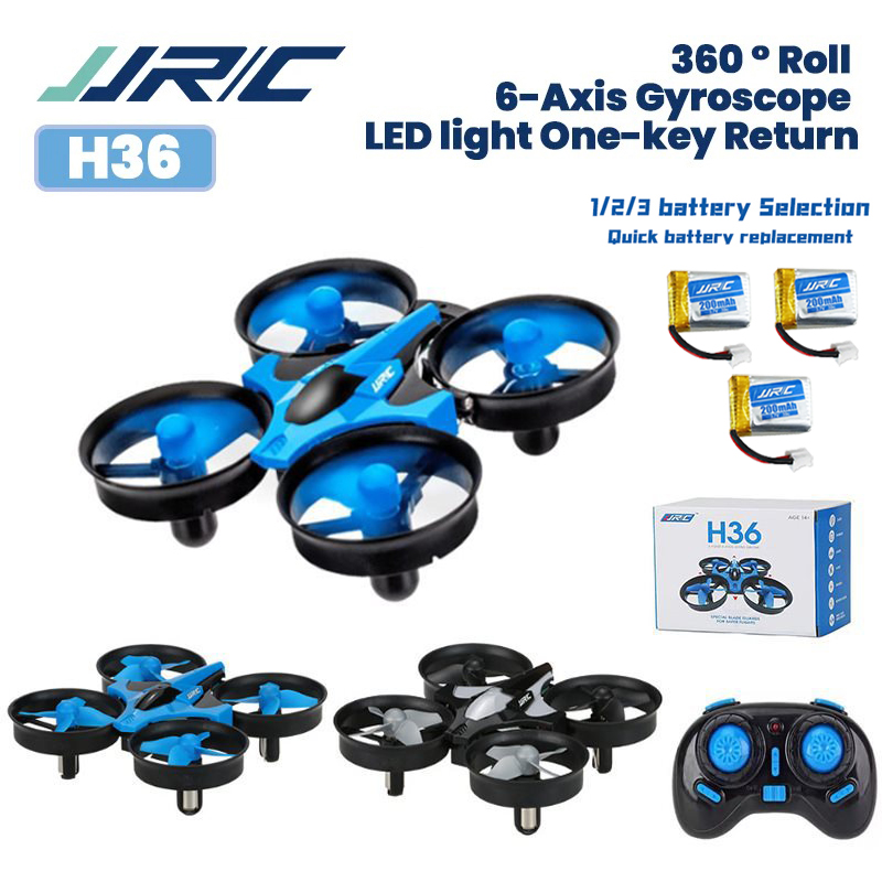 โดรนจิ๋ว JJRC H36 4ch 6-แกน โห - Drone Kit Tricopter บทวิจารณ์และราคา