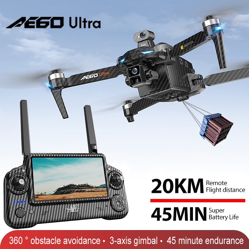 โดรน AE60 GPS ระดับมืออาชีพ กล - Drone Kit Professional บทวิจารณ์และราคา